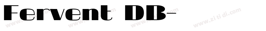 Fervent DB字体转换